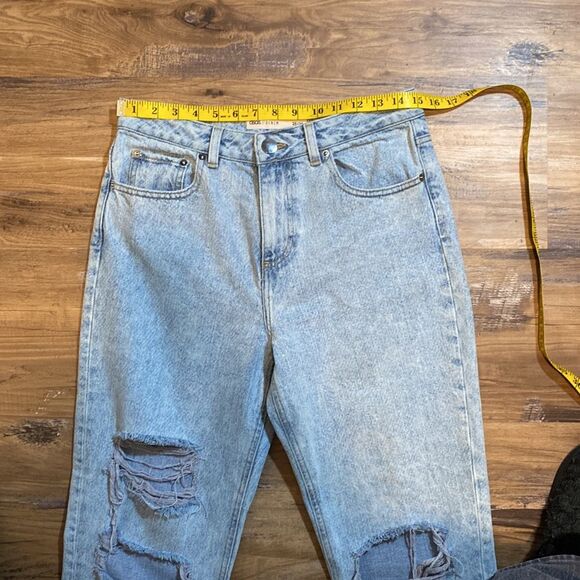 ASOS Denim  Distressed Step Hem Jeans - Picture 6 of 9